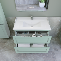 Тумба с раковиной Caprigo Wales 90 селесте