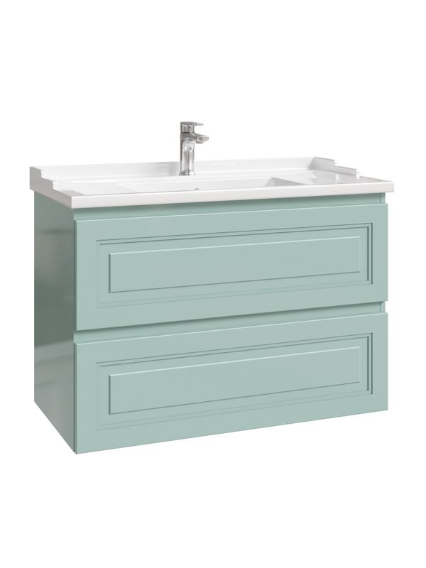 Тумба с раковиной Caprigo Wales 90 селесте