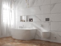 Унитаз подвесной Art&Max Elegant AM9316CHR/SC безободковый, с микролифтом, белый