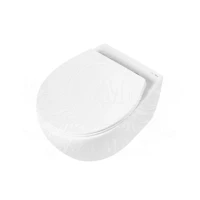 Унитаз подвесной Art&Max Elegant AM9316CHR/SC безободковый, с микролифтом, белый