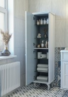 Шкаф пенал для ванной Caprigo Borgo 40 L белый Шкаф пенал для ванной Caprigo Borgo 40 L белый