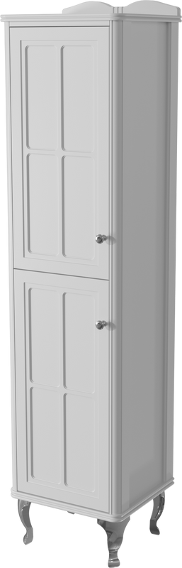 Шкаф пенал для ванной Caprigo Borgo 40 L белый