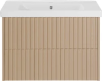 Тумба с раковиной ASB-Woodline Риола 80 капучино Тумба с раковиной ASB-Woodline Риола 80 капучино