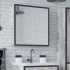 Мебель для ванной Corozo Айрон 70 черный, антик