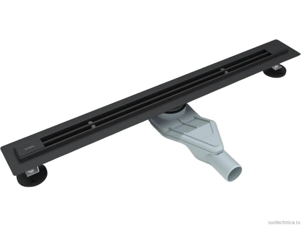 Душевой трап (лоток) Esbano Slim Line 60 cм, матовый черный