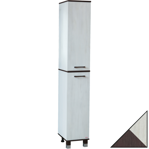 Шкаф пенал для ванной Sanflor Толедо R, венге, орегон