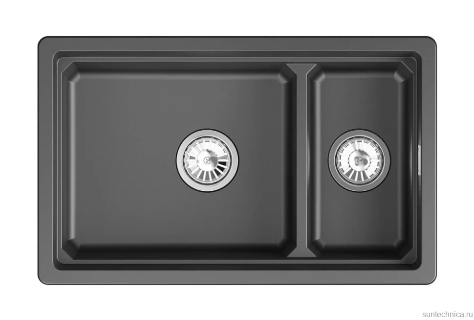 Мойка кухонная Granula Kitchen Space 7304iU шварц