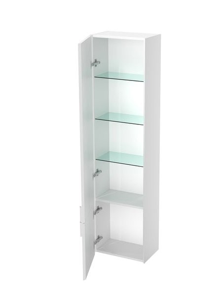 Шкаф-пенал для ванной Ravak Clear II SB 40 L глянцевый белый