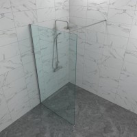 Душевая перегородка Triton Плано 200х80 см, хром глянец