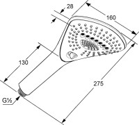 Душевой гарнитур Kludi Fizz 3S 6774091-00