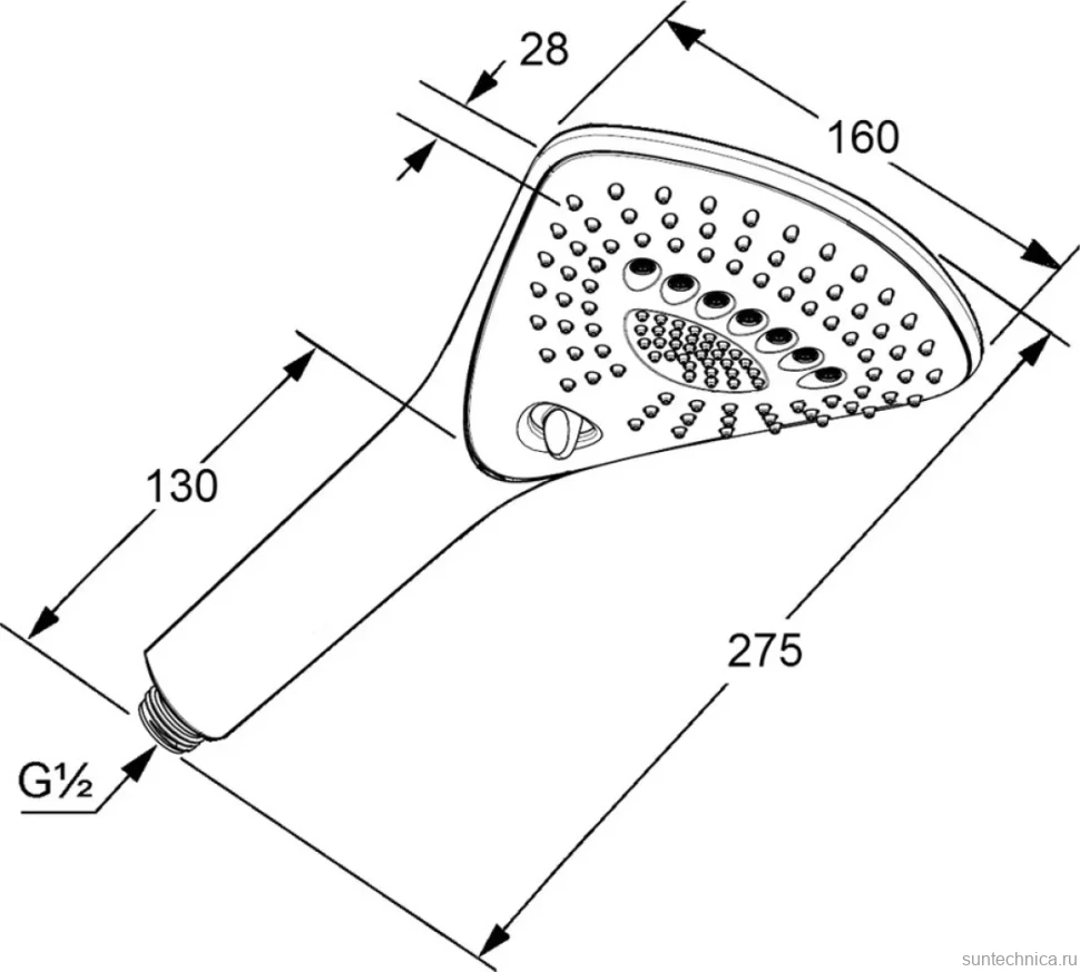 Душевой гарнитур Kludi Fizz 3S 6774091-00