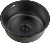 Комплект Мойка Zorg Inox PVD + Смеситель Inox SZR-7039 GRAFIT графит + Измельчитель Bort Titan 7000