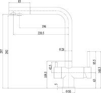 Комплект Мойка Zorg Inox PVD + Смеситель Inox SZR-7039 GRAFIT графит + Измельчитель Bort Titan 7000