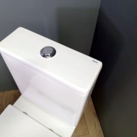 Унитаз-компакт напольный Teymi Solli T40203 с микрофлитом, безободковый, белый