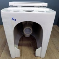 Унитаз-компакт напольный Teymi Solli T40203 с микрофлитом, безободковый, белый