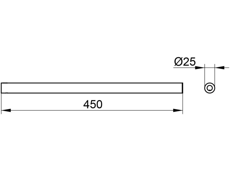Полотенцедержатель Keuco Reva 12820370000 черный
