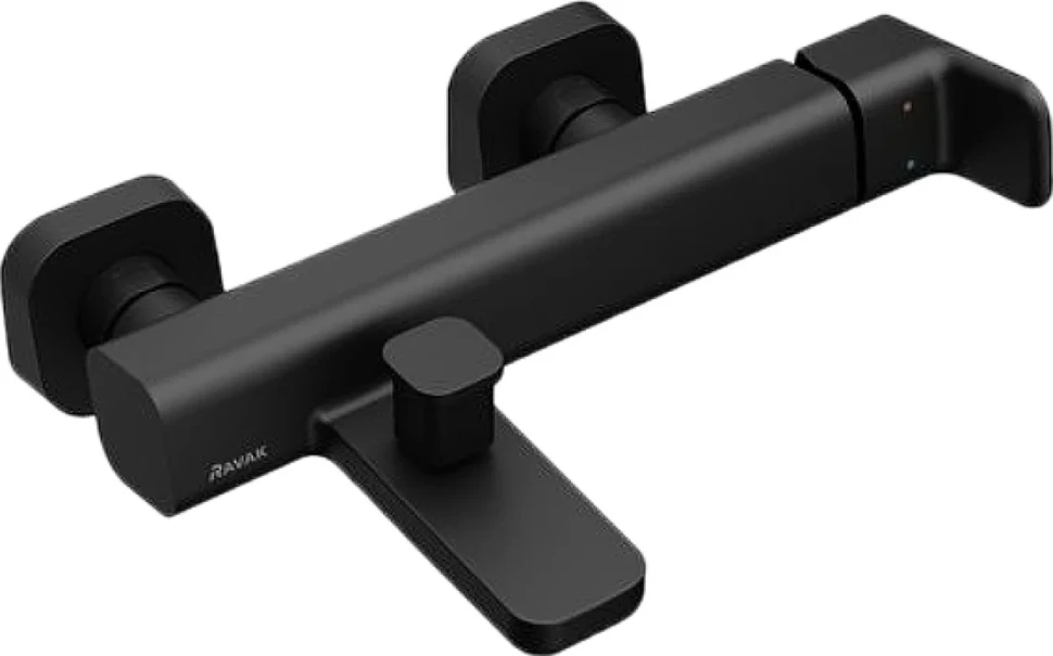 Смеситель для ванны с душем Ravak 10° Free X070152 черный матовый