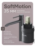 Смеситель для раковины AM.PM Libre F6092022 матовый черный