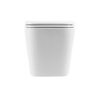 Унитаз подвесной BelBagno Ardente-R BB520CHR/SC безободковый, с микролифтом, белый глянцевый