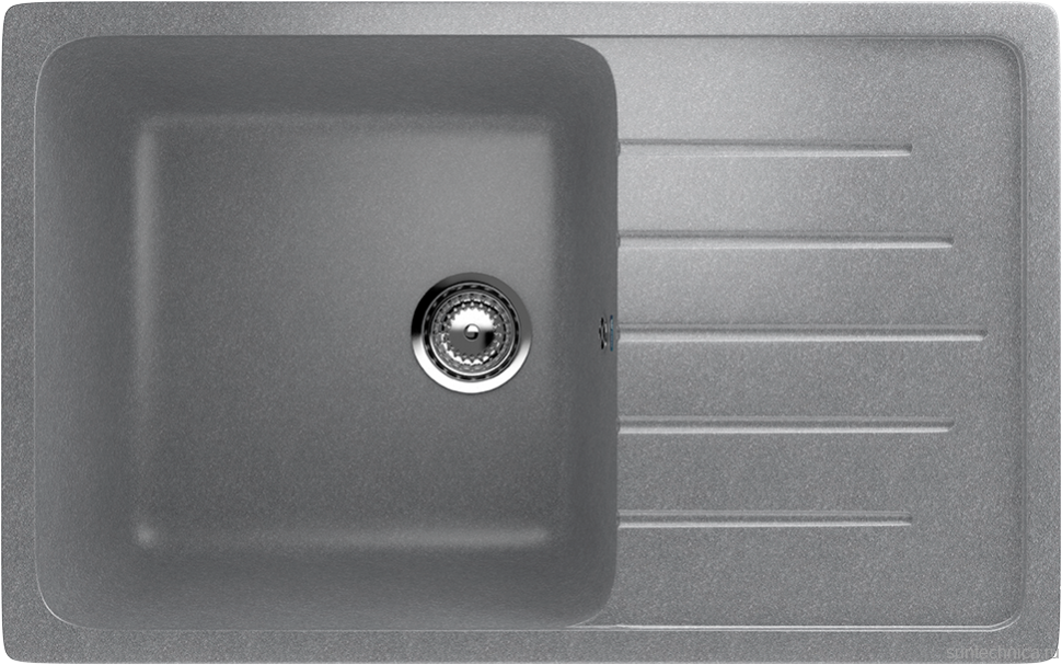 Мойка кухонная Ulgran U-400 -342 графитовая