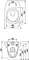 Комплект Geberit Renova Compact Idol 458.122.2U.1
