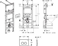 Комплект Geberit Renova Compact Idol 458.122.2U.1