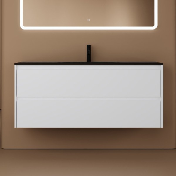 Тумба под раковину Sancos Libra 119 см белый глянец