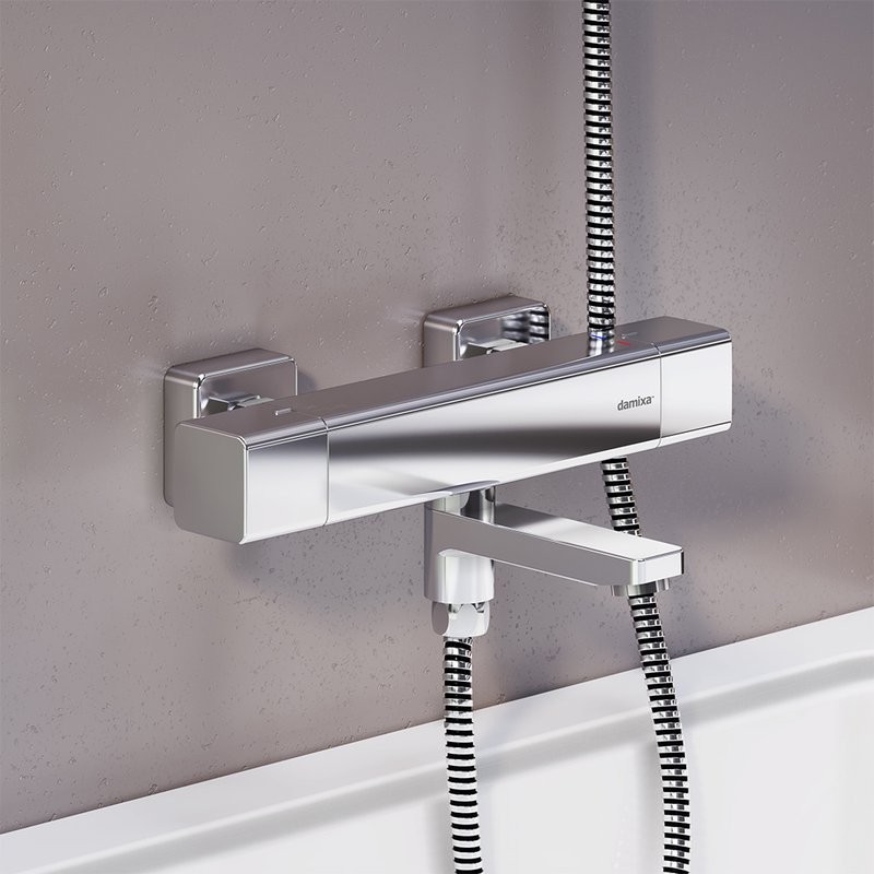 Термостатический смеситель Damixa Gala 533000000 для ванны с душем, хром