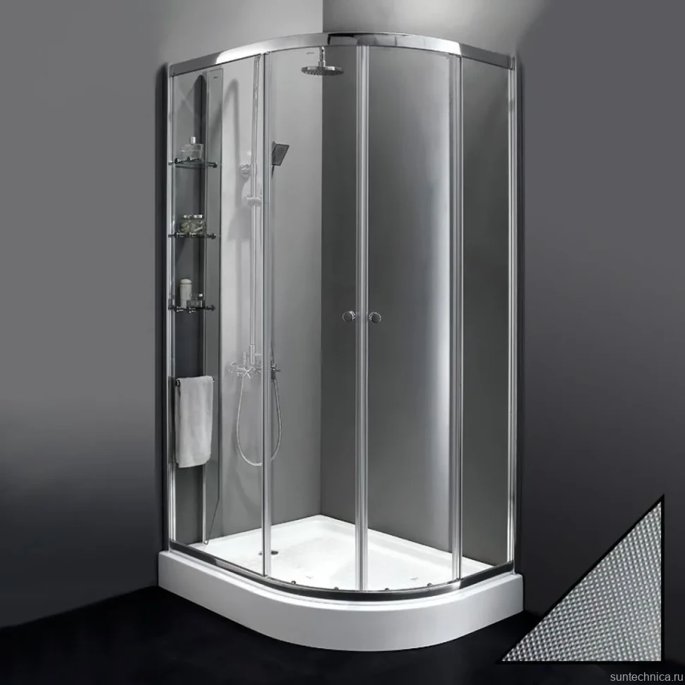 Душевой уголок Cezares Anima ANIMA-W-RH-2-120/100-P-Cr-L