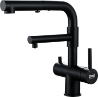Смеситель для кухни Zorg Sanitary SZR-3216 Grafit графит