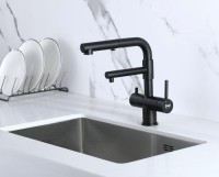 Смеситель для кухни Zorg Sanitary SZR-3216 Grafit графит