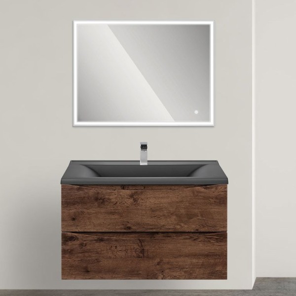 Мебель для ванной комнаты Vincea Mia 80 темный дуб