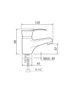 Смеситель для раковины РМС SL86 001 Смеситель для раковины РМС SL86 001
