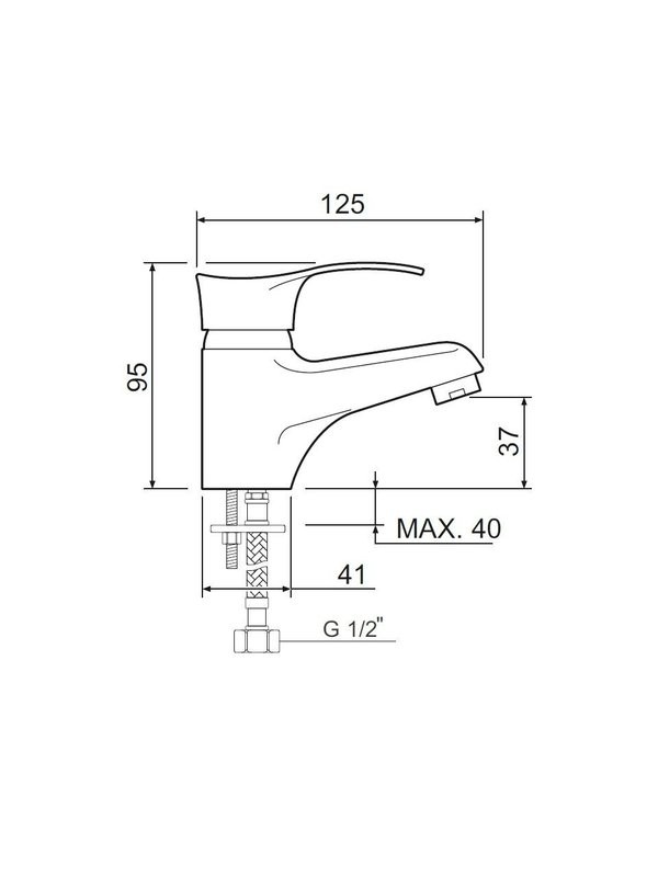 Смеситель для раковины РМС SL86 001