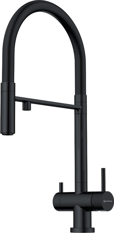 Смеситель для кухни Omoikiri Kanto PVD-GB с гибким изливом