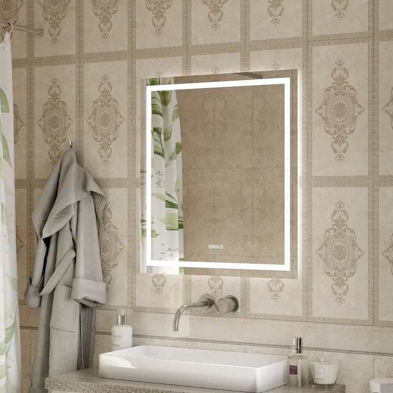 Зеркало CONTINENT Verte 80х90 с подсветкой