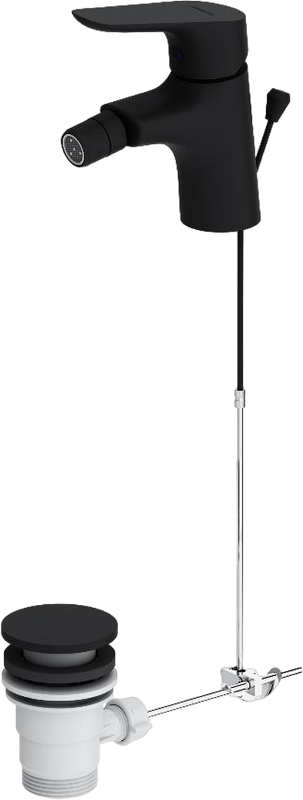 Смеситель для биде Damixa Jupiter 770240300 черный матовый