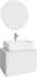 Мебель для ванной STWORKI Ноттвиль 60 белая, без выреза под смеситель, подвесная, российская (гарнитур, мебель)
