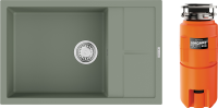 Комплект Мойка Omoikiri Sumi 78A-LB-WG wind green + Измельчитель Nagare slim 900 Комплект Мойка Omoikiri Sumi 78A-LB-WG wind green + Измельчитель Nagare slim 900