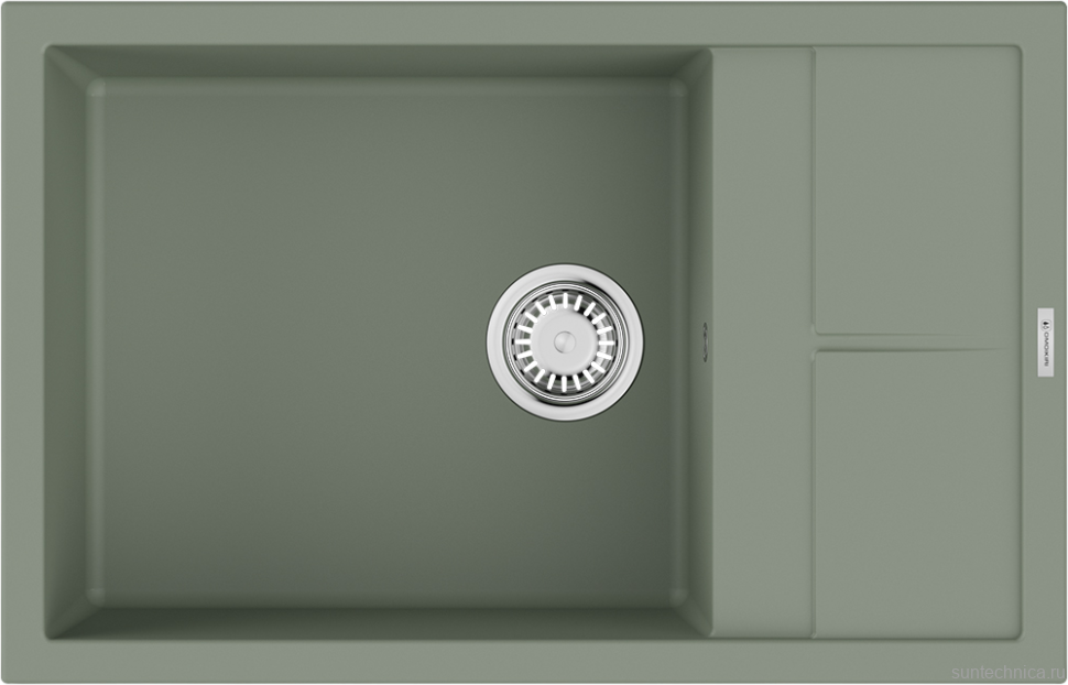 Комплект Мойка Omoikiri Sumi 78A-LB-WG wind green + Измельчитель Nagare slim 900