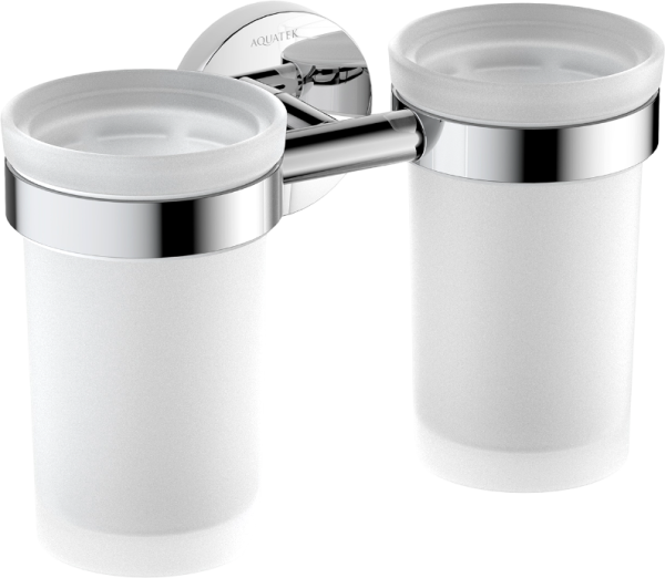 Стакан AQUATEK Европа AQ4117CR двойной, хром