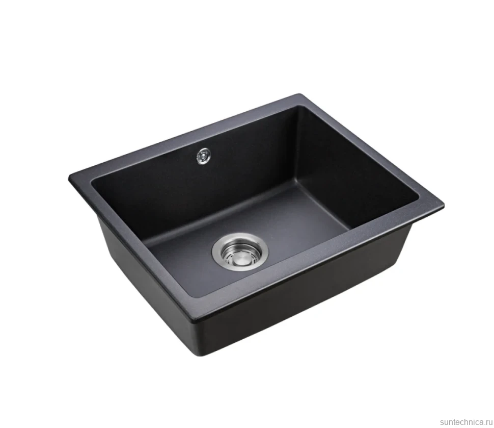 Мойка кухонная Emar Quartz EMQ-1555.P Оникс