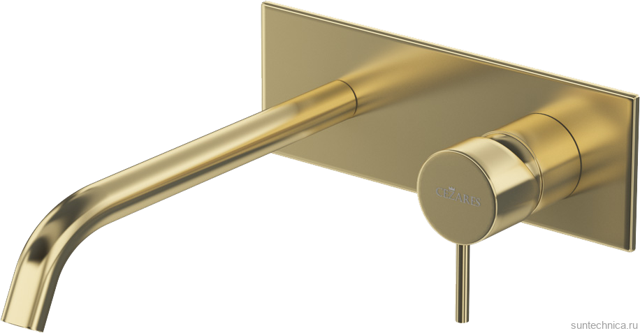 Смеситель для раковины Cezares Leaf BLI1-L-SR С ВНУТРЕННЕЙ ЧАСТЬЮ, sunrise
