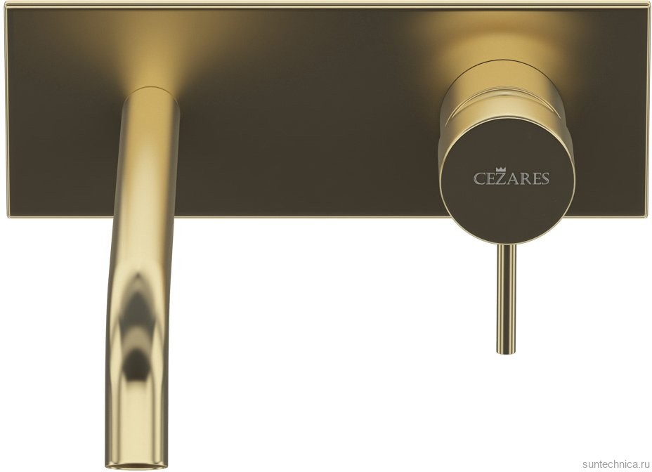 Смеситель для раковины Cezares Leaf BLI1-L-SR С ВНУТРЕННЕЙ ЧАСТЬЮ, sunrise