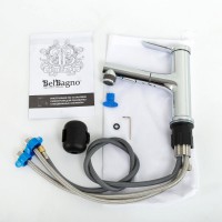 Смеситель для раковины BelBagno BB-LVMD-CRM-W0 для парикмахерской