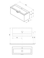 Тумба под раковину без столешницы Ravak Clear II SD 100 глянцевая белая Тумба под раковину без столешницы Ravak Clear II SD 100 глянцевая белая