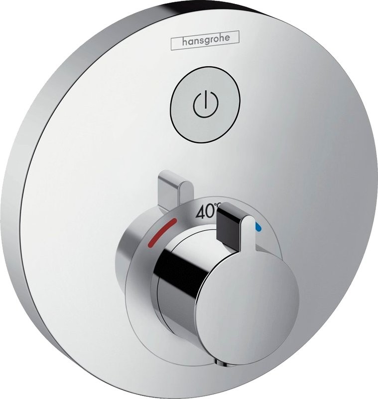 Душевой комплект Hansgrohe Термостат ShowerSelect S 15744000 + 01800180 + 27454000 + 26580400