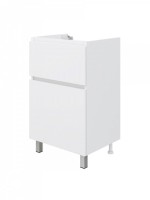 Тумба с раковиной Teymi Laina 50 напольная, матовая белая