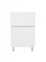 Тумба с раковиной Teymi Laina 50 напольная, матовая белая