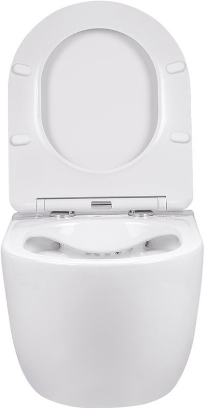 Комплект Унитаз подвесной Vincea Evo + Инсталляция TECE Base 9400413 4 в 1 с кнопкой смыва